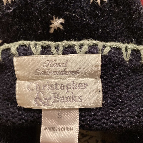 Christopher&Banks Holiday Cardigan. VGUC - Picture 2 of 4